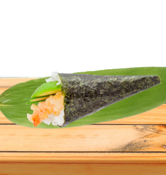 Temaki de Ebi 1 Pieza