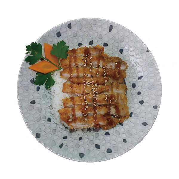 Arroz con pollo teriyaki